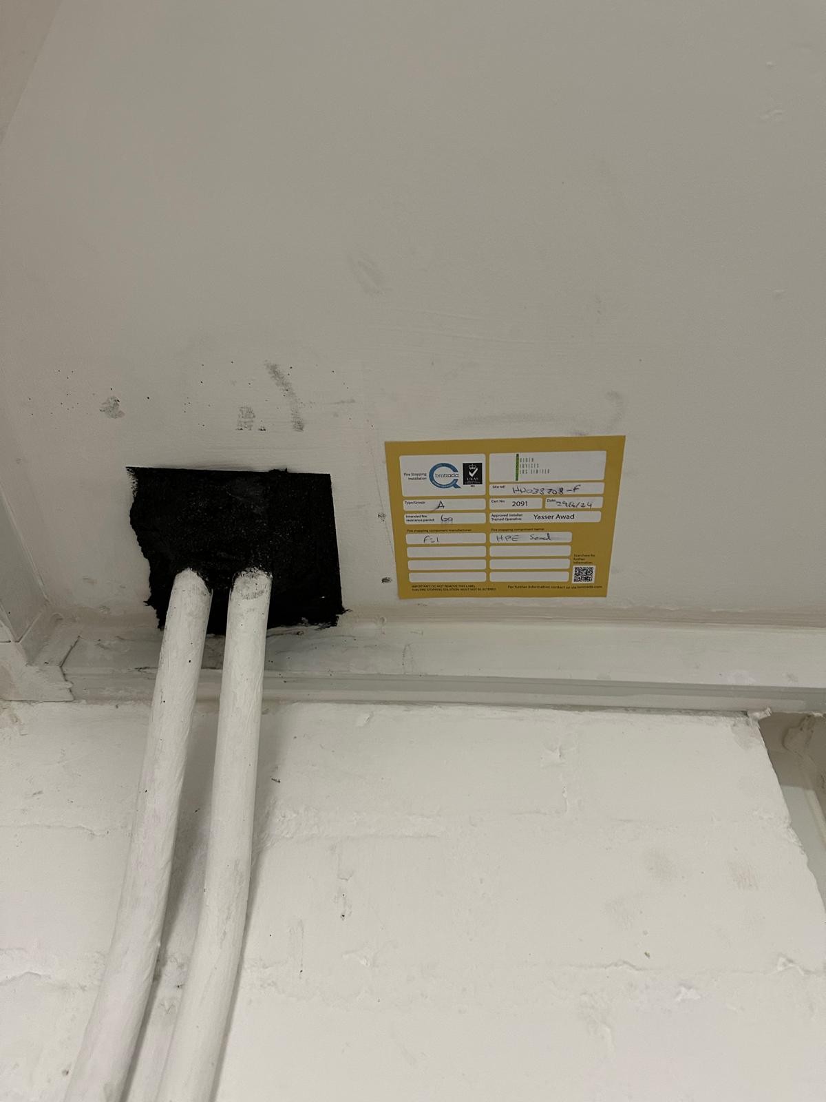 Fire Stopping & Compartmentation / Fire Doors Installation & Maintenance
